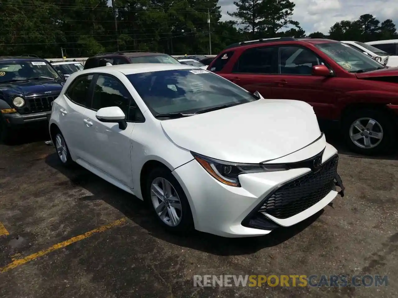 1 Photograph of a damaged car JTND4MBE5M3129048 TOYOTA COROLLA 2021