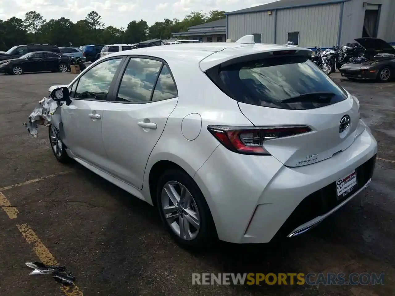 3 Photograph of a damaged car JTND4MBE5M3129048 TOYOTA COROLLA 2021