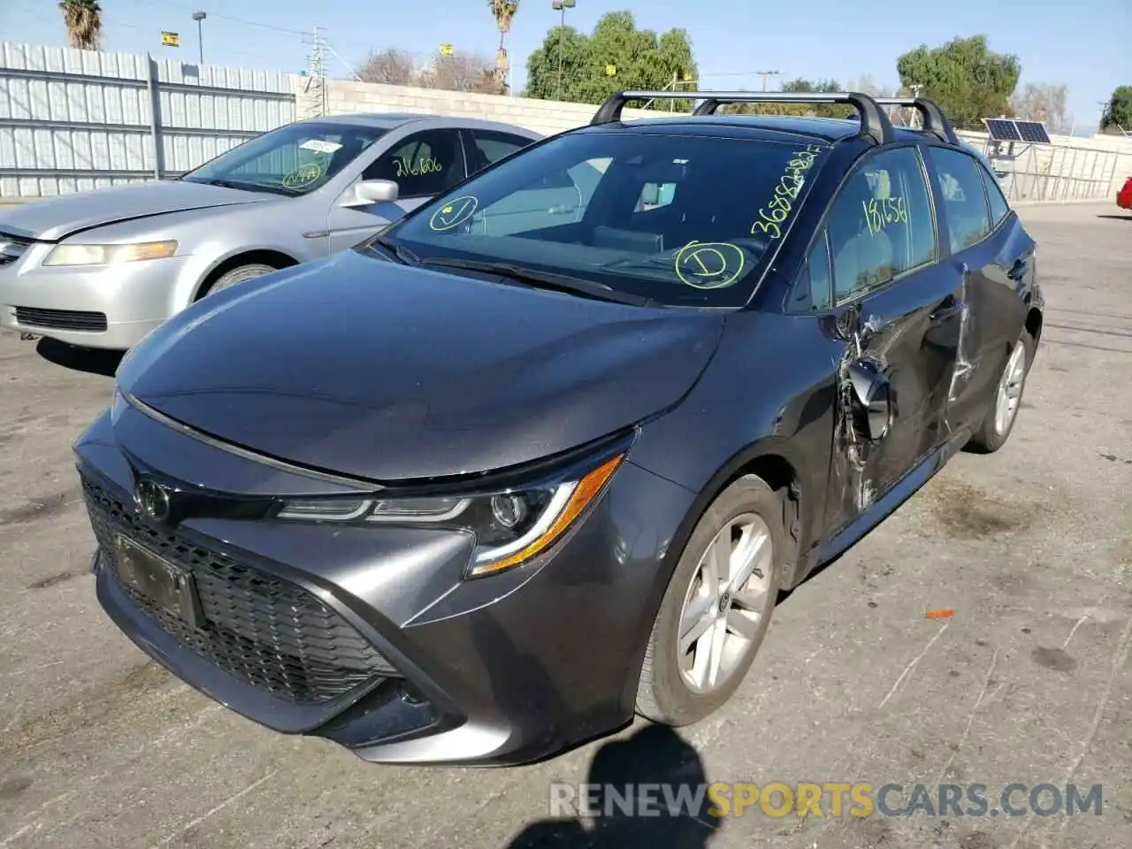 2 Photograph of a damaged car JTND4MBE5M3134881 TOYOTA COROLLA 2021