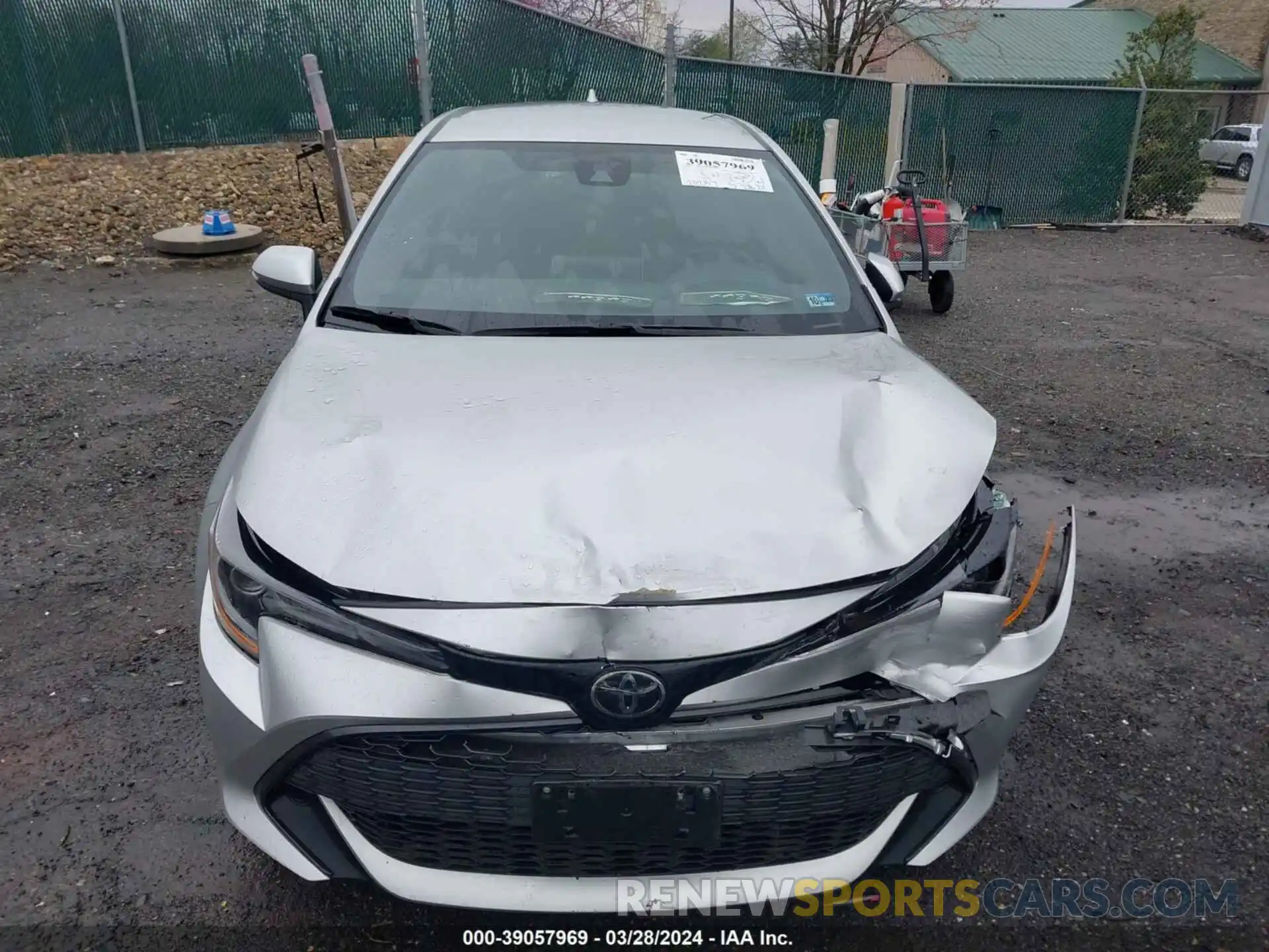 12 Photograph of a damaged car JTND4MBE5M3138803 TOYOTA COROLLA 2021