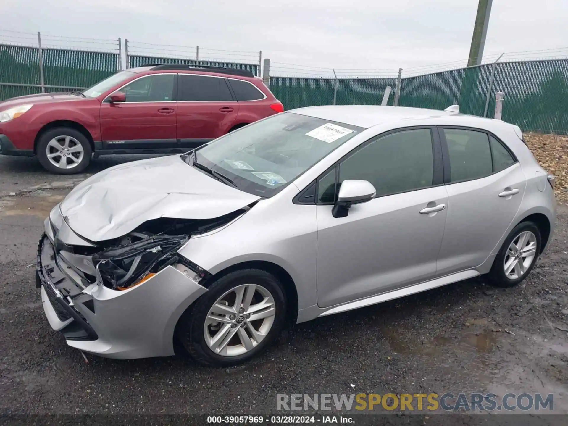 2 Photograph of a damaged car JTND4MBE5M3138803 TOYOTA COROLLA 2021