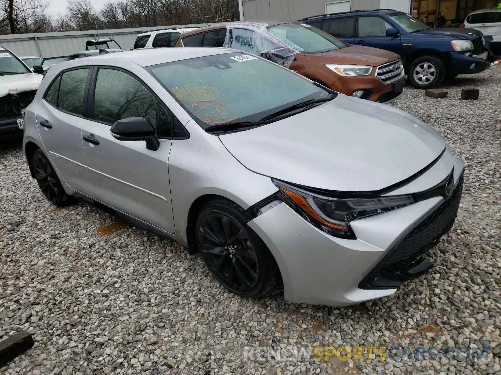 1 Photograph of a damaged car JTND4MBE6M3107978 TOYOTA COROLLA 2021