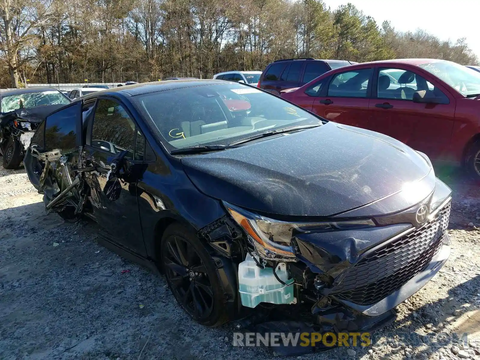 1 Photograph of a damaged car JTND4MBE6M3108127 TOYOTA COROLLA 2021