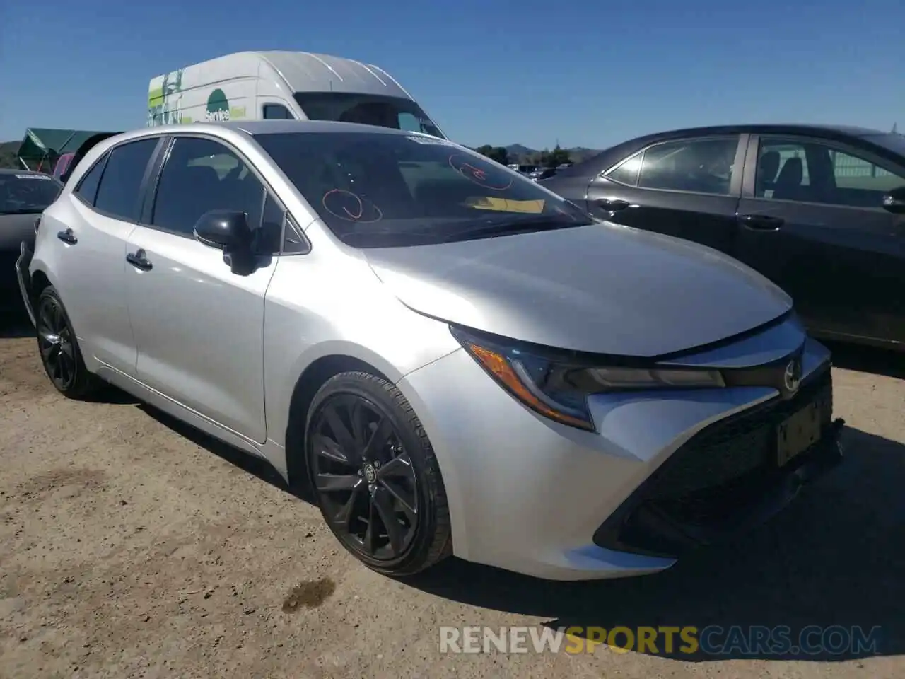 1 Photograph of a damaged car JTND4MBE6M3112016 TOYOTA COROLLA 2021