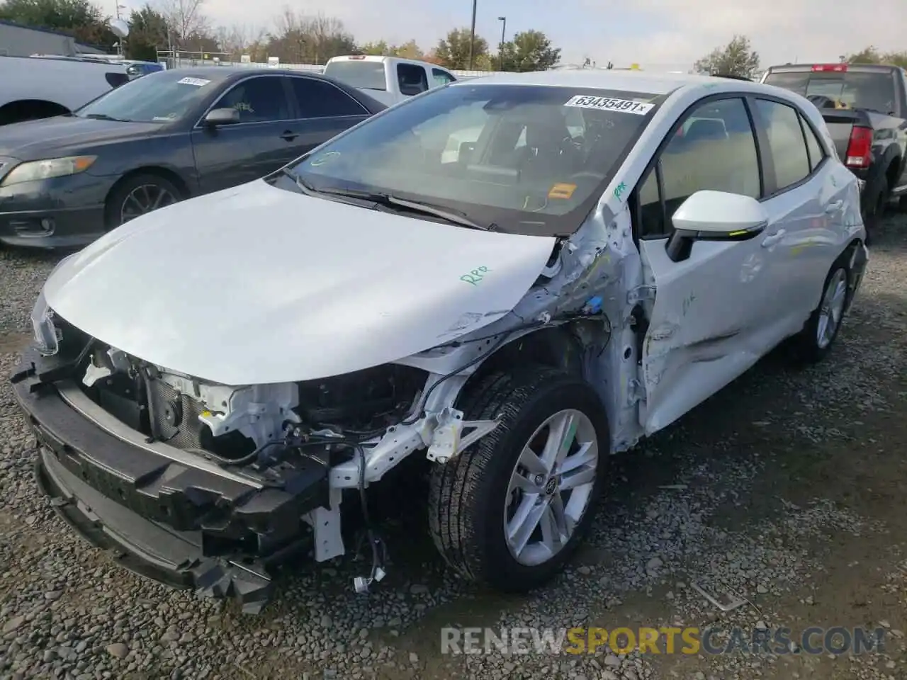 2 Photograph of a damaged car JTND4MBE6M3115112 TOYOTA COROLLA 2021