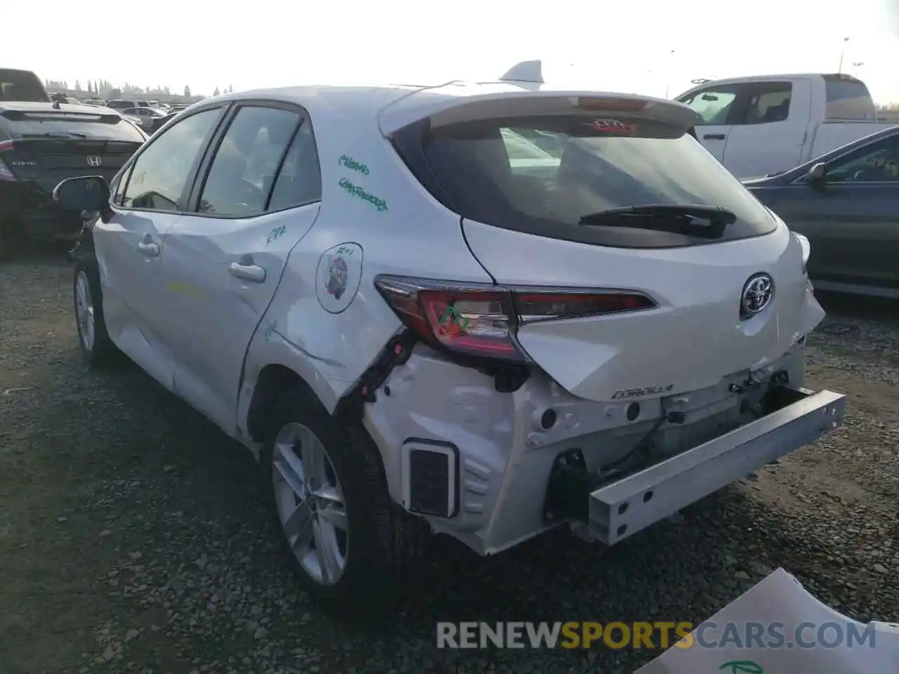 3 Photograph of a damaged car JTND4MBE6M3115112 TOYOTA COROLLA 2021