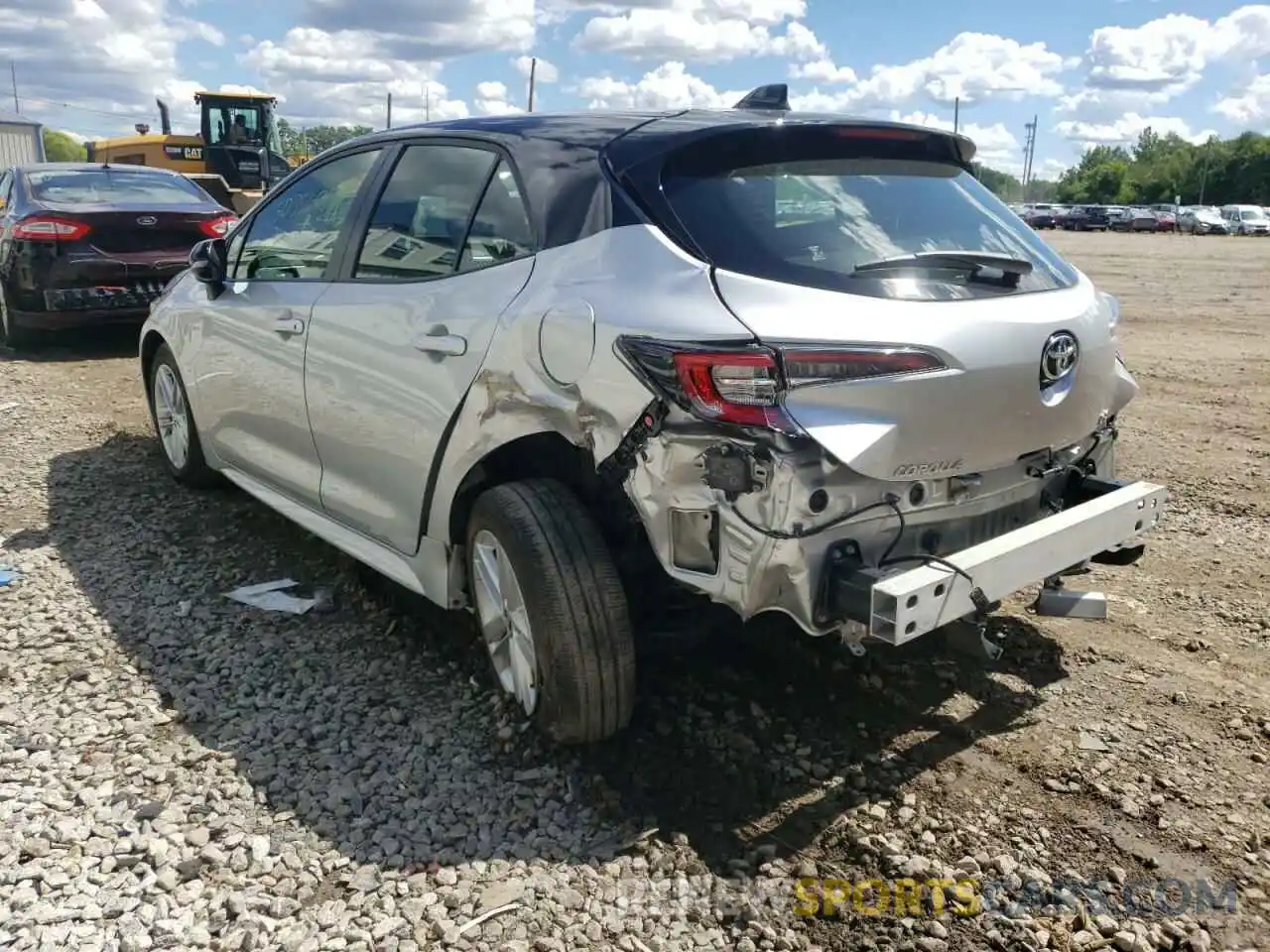 3 Photograph of a damaged car JTND4MBE6M3120505 TOYOTA COROLLA 2021