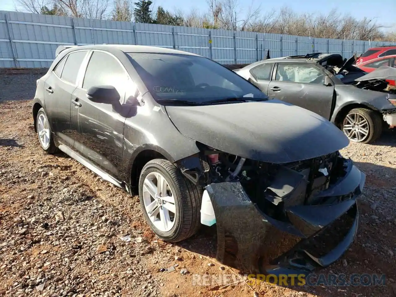 1 Photograph of a damaged car JTND4MBE6M3123937 TOYOTA COROLLA 2021