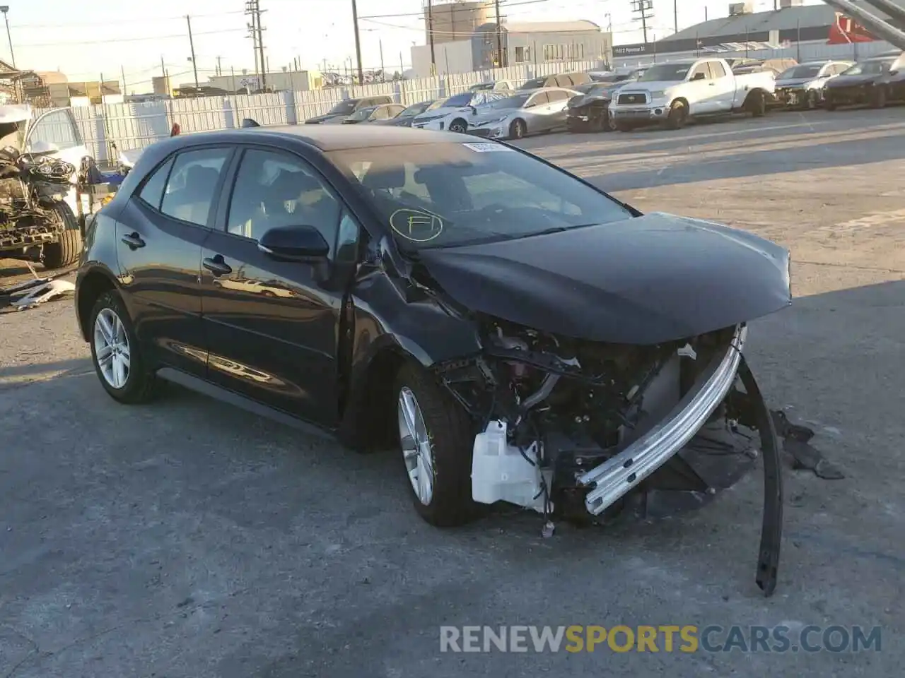 1 Photograph of a damaged car JTND4MBE6M3128572 TOYOTA COROLLA 2021