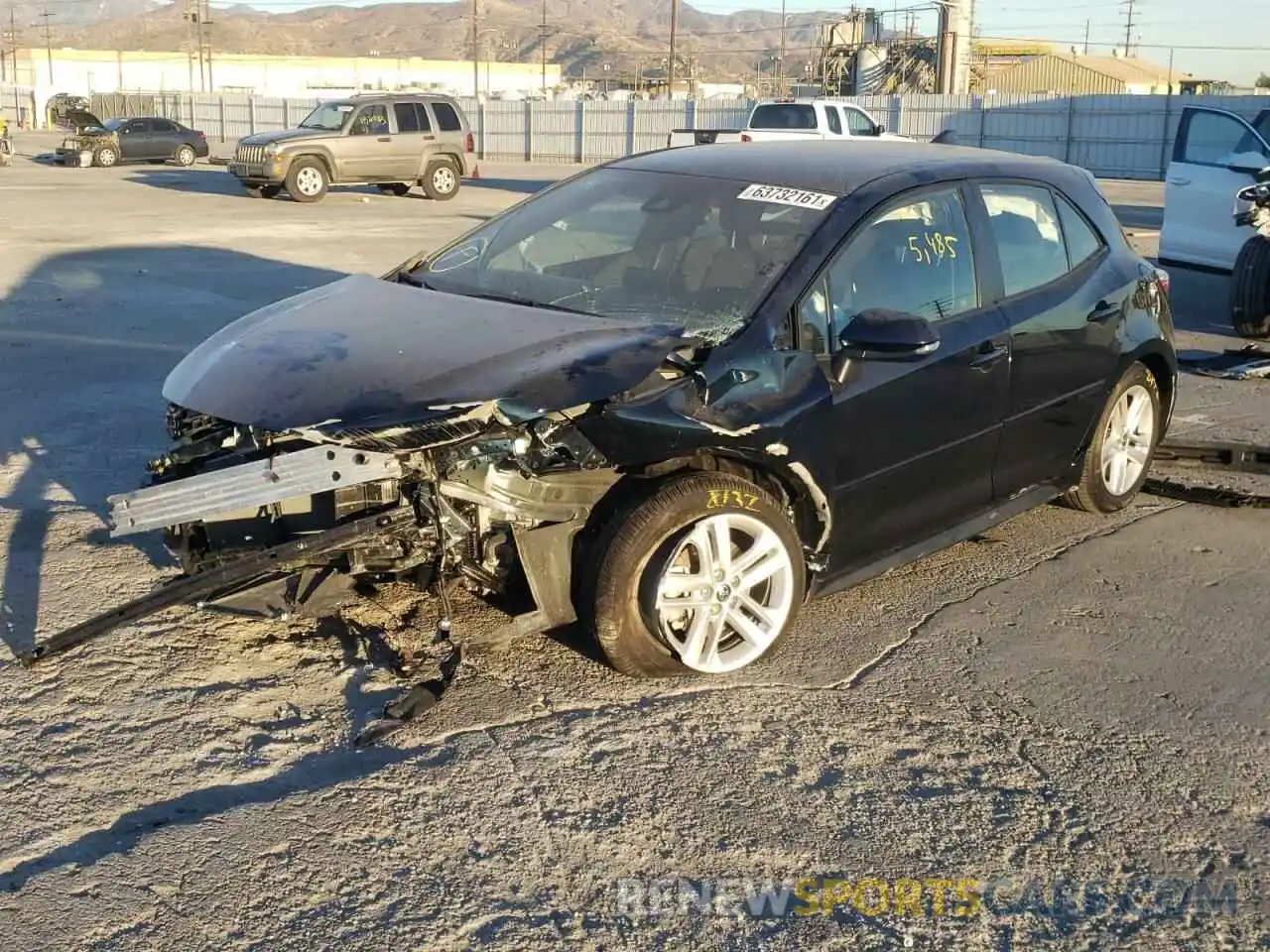 2 Photograph of a damaged car JTND4MBE6M3128572 TOYOTA COROLLA 2021