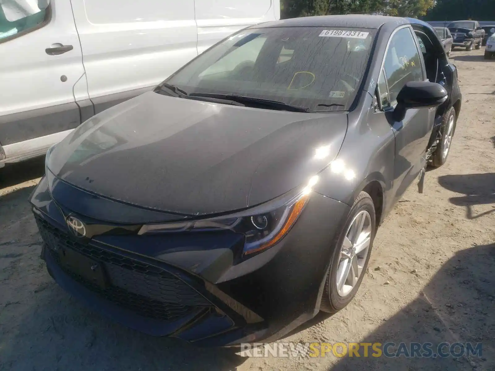 2 Photograph of a damaged car JTND4MBE6M3140561 TOYOTA COROLLA 2021