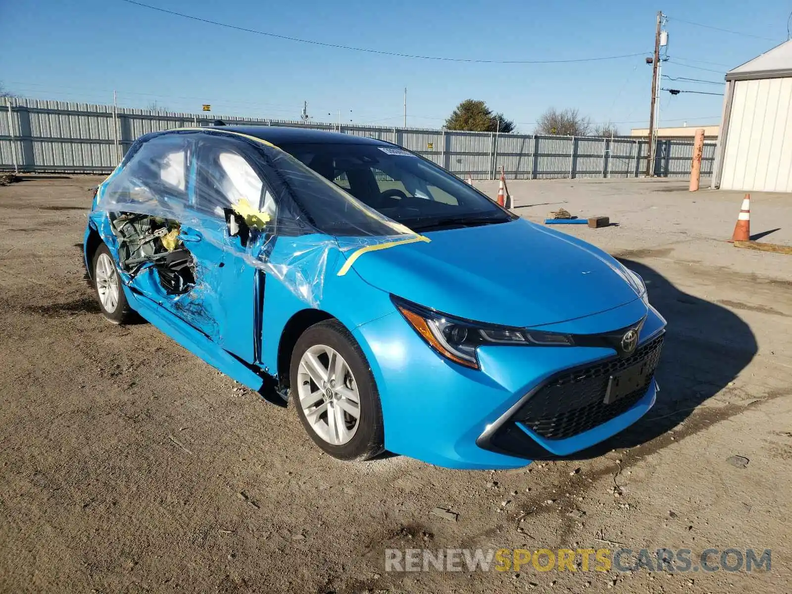 1 Photograph of a damaged car JTND4MBE7M3105916 TOYOTA COROLLA 2021