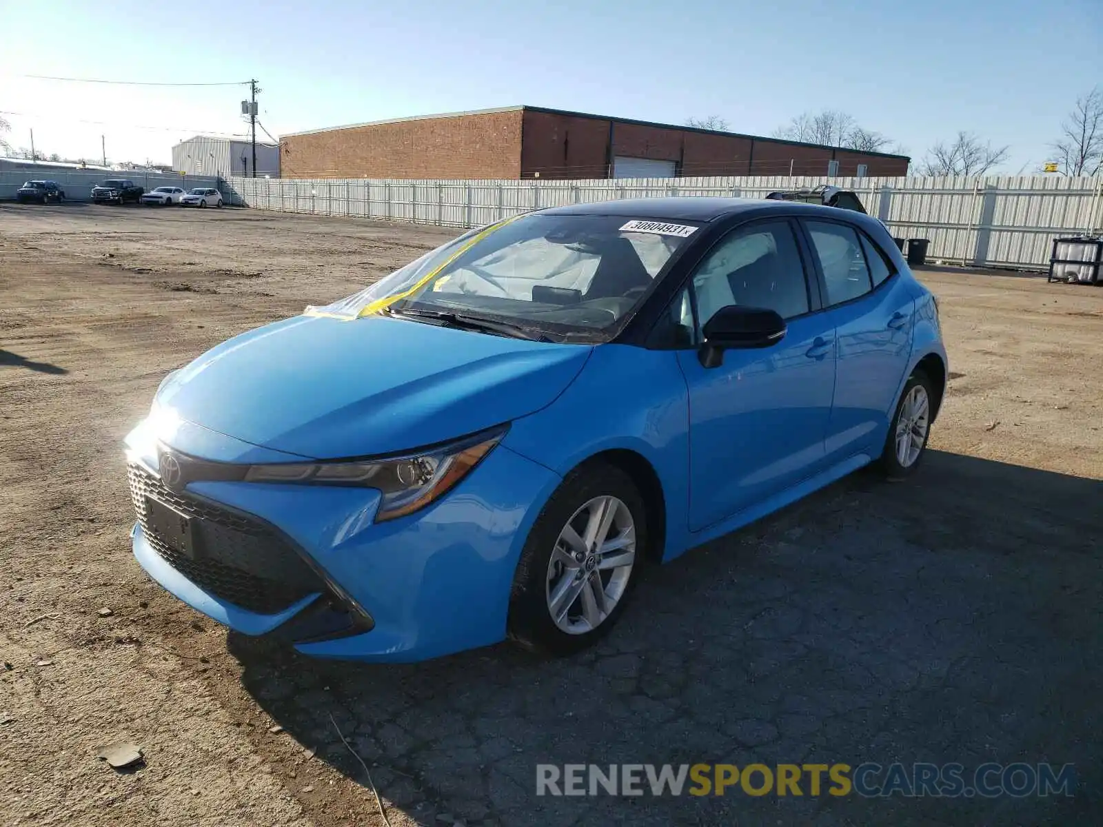 2 Photograph of a damaged car JTND4MBE7M3105916 TOYOTA COROLLA 2021