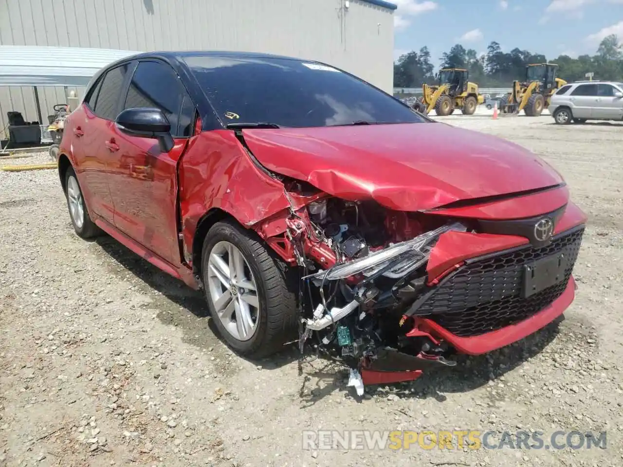 1 Photograph of a damaged car JTND4MBE7M3107360 TOYOTA COROLLA 2021