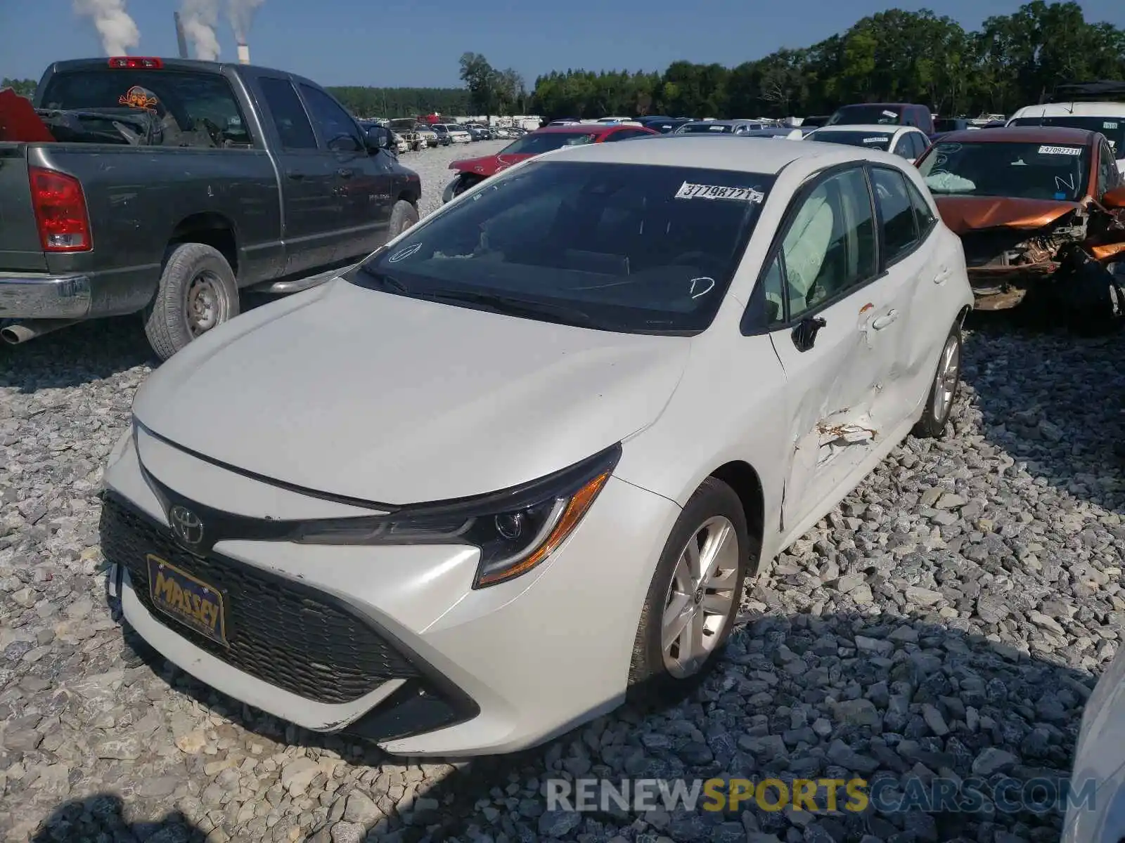 2 Photograph of a damaged car JTND4MBE7M3107472 TOYOTA COROLLA 2021