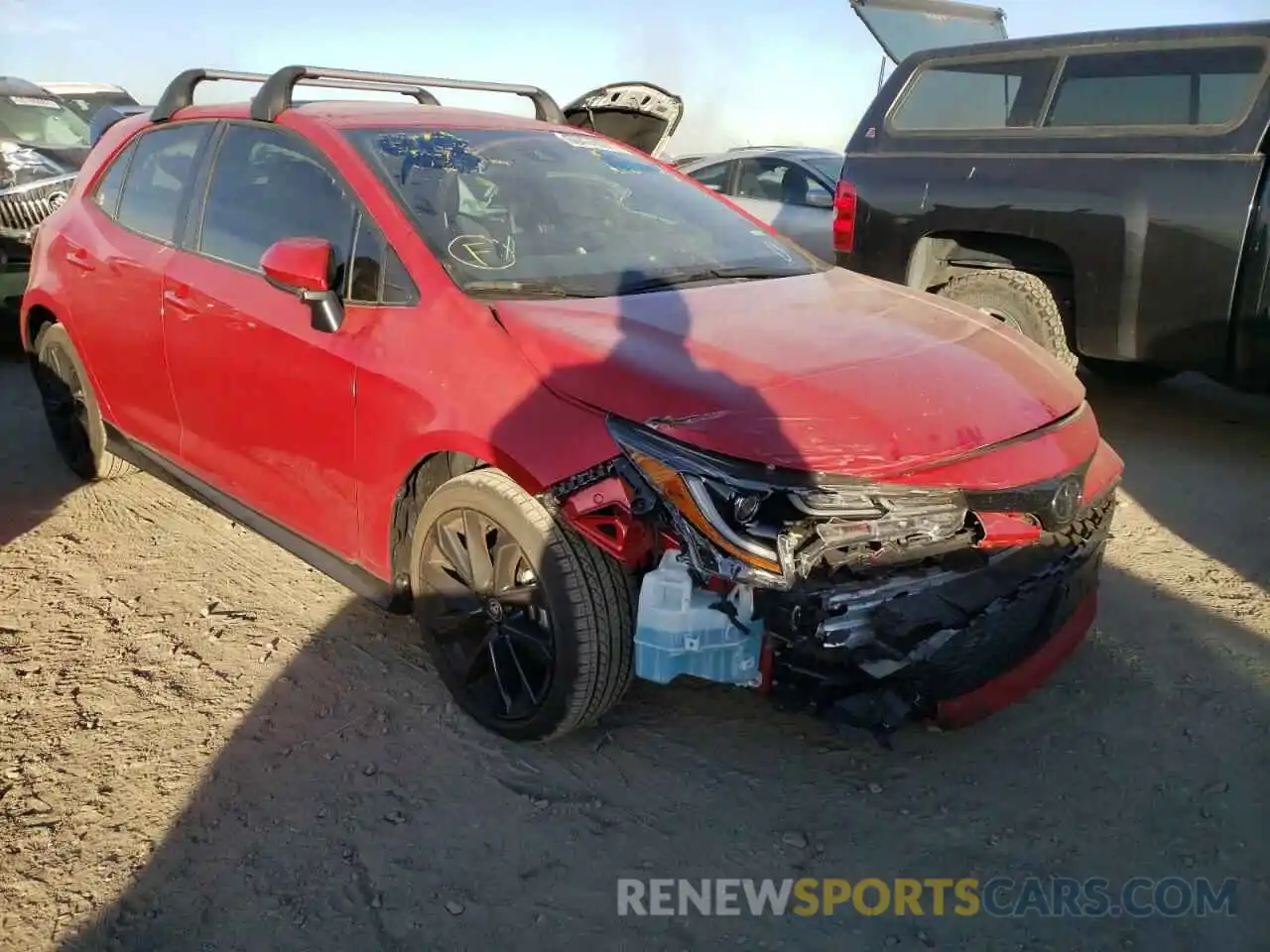 1 Photograph of a damaged car JTND4MBE7M3107522 TOYOTA COROLLA 2021