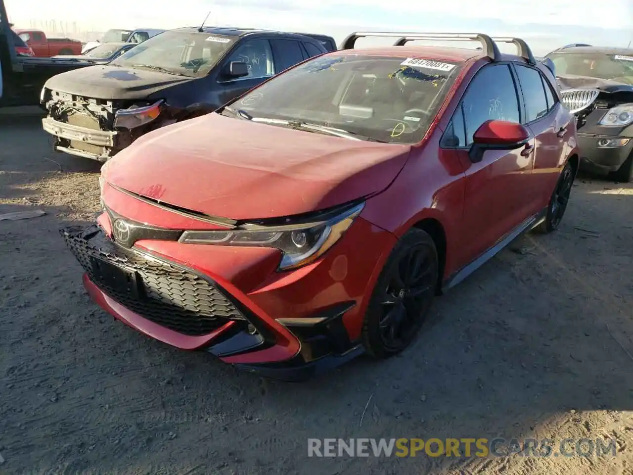 2 Photograph of a damaged car JTND4MBE7M3107522 TOYOTA COROLLA 2021