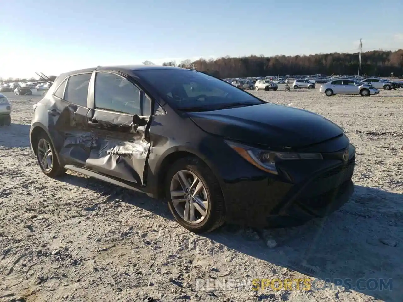 1 Photograph of a damaged car JTND4MBE7M3118729 TOYOTA COROLLA 2021