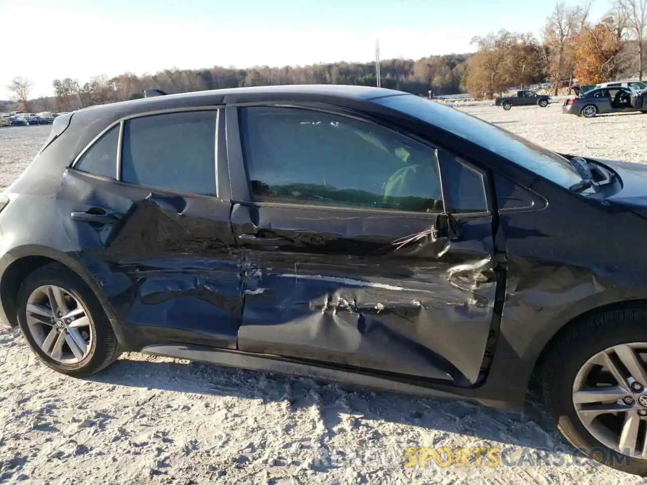 9 Photograph of a damaged car JTND4MBE7M3118729 TOYOTA COROLLA 2021