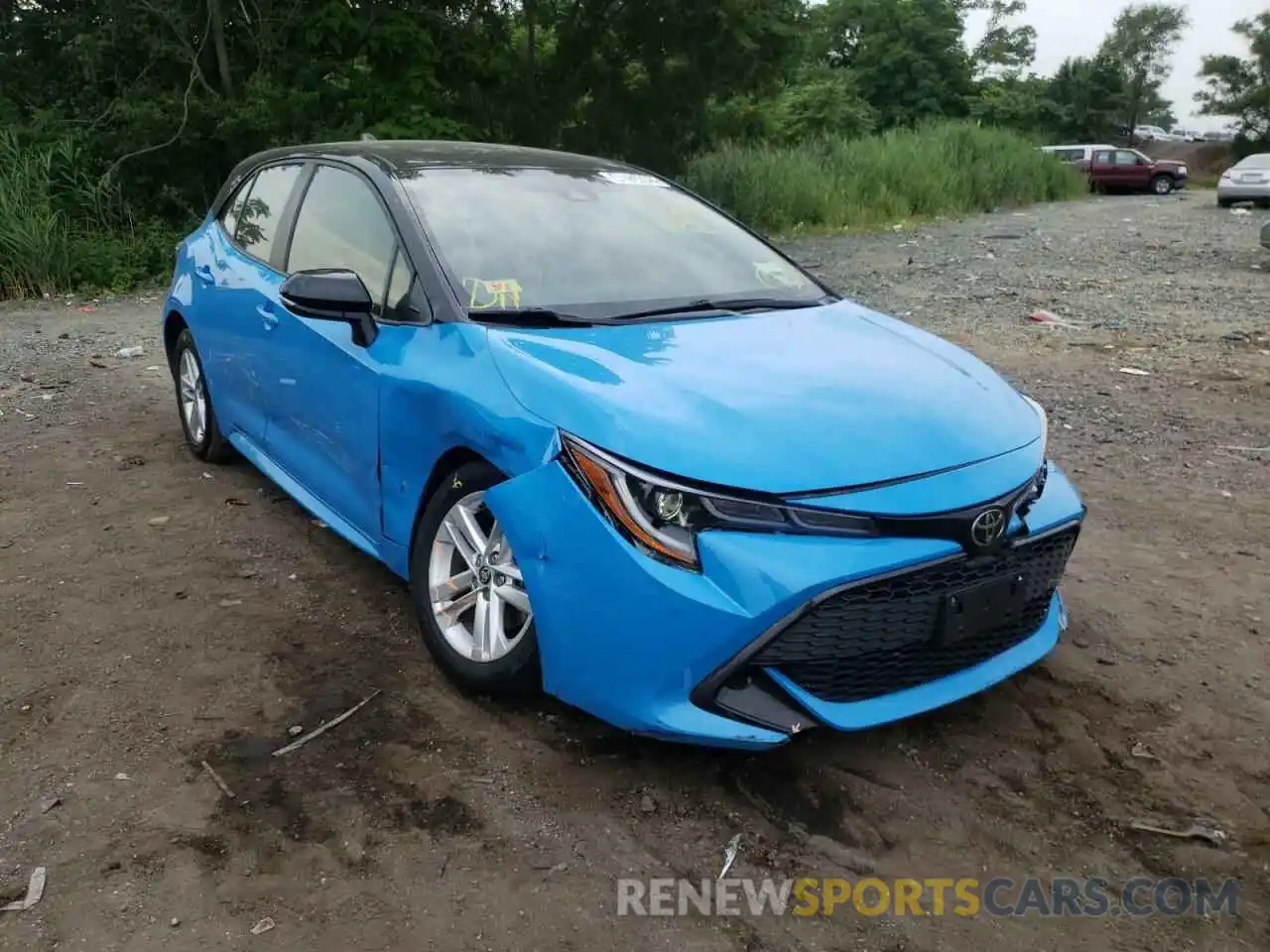 1 Photograph of a damaged car JTND4MBE7M3127396 TOYOTA COROLLA 2021