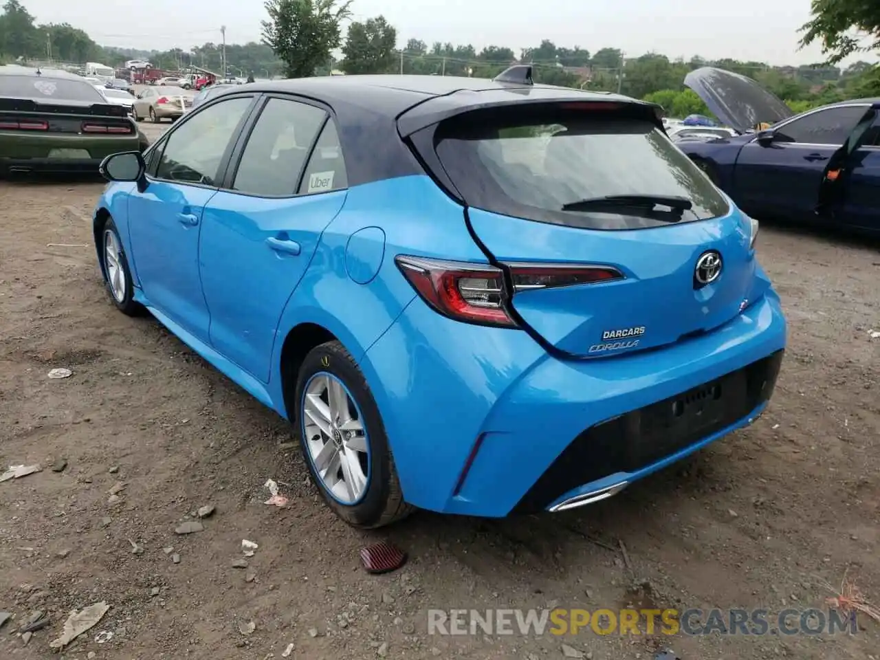 3 Photograph of a damaged car JTND4MBE7M3127396 TOYOTA COROLLA 2021