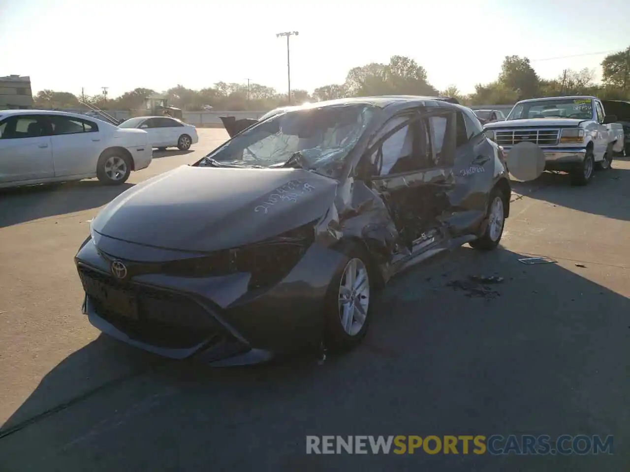 2 Photograph of a damaged car JTND4MBE7M3128516 TOYOTA COROLLA 2021