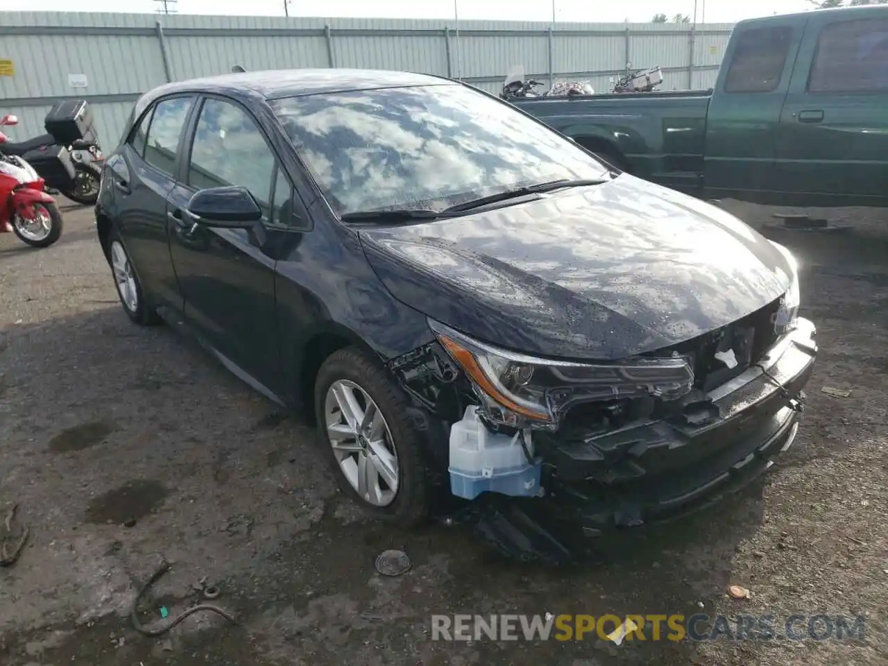 1 Photograph of a damaged car JTND4MBE7M3129942 TOYOTA COROLLA 2021