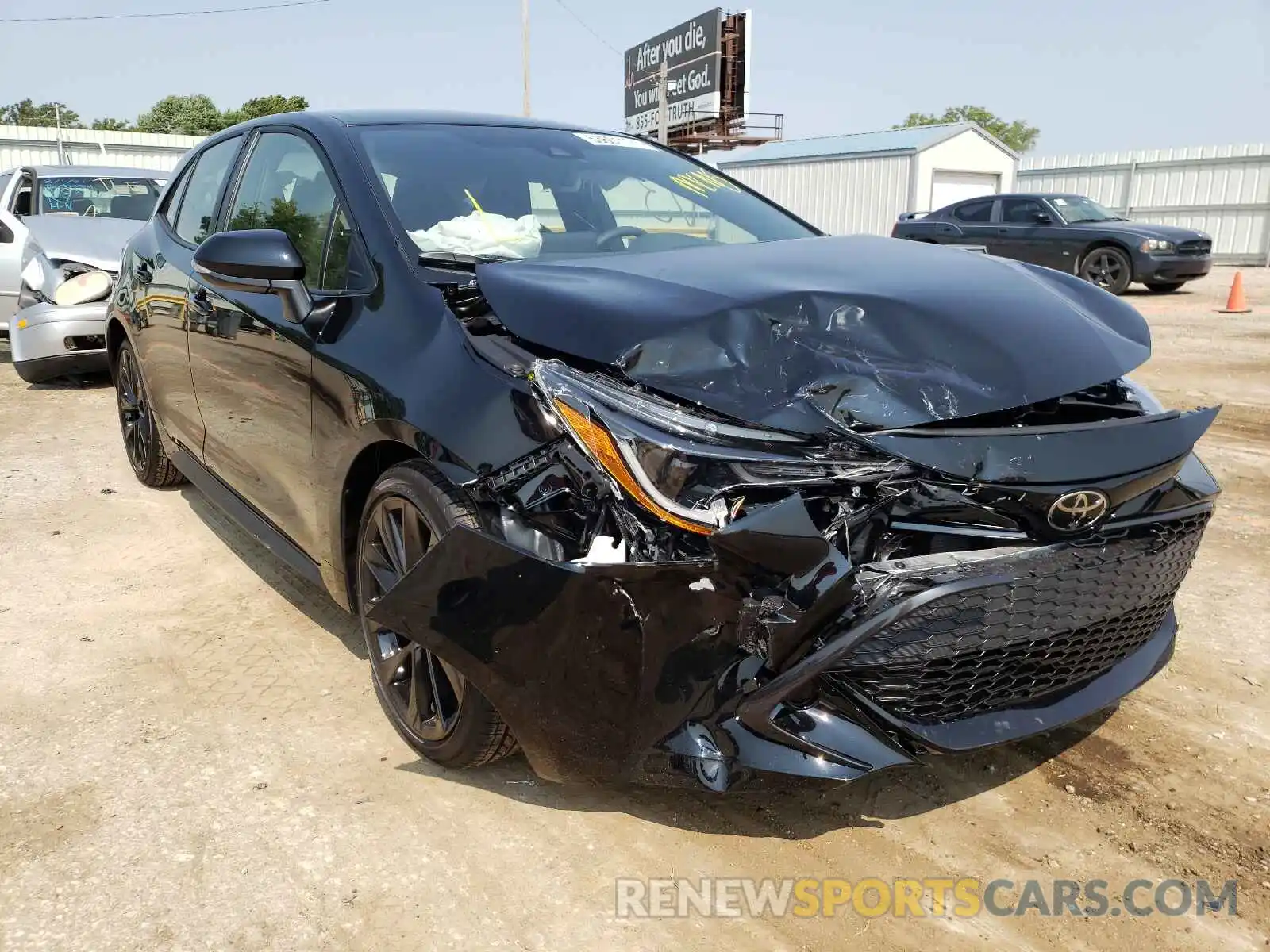 1 Photograph of a damaged car JTND4MBE7M3141007 TOYOTA COROLLA 2021