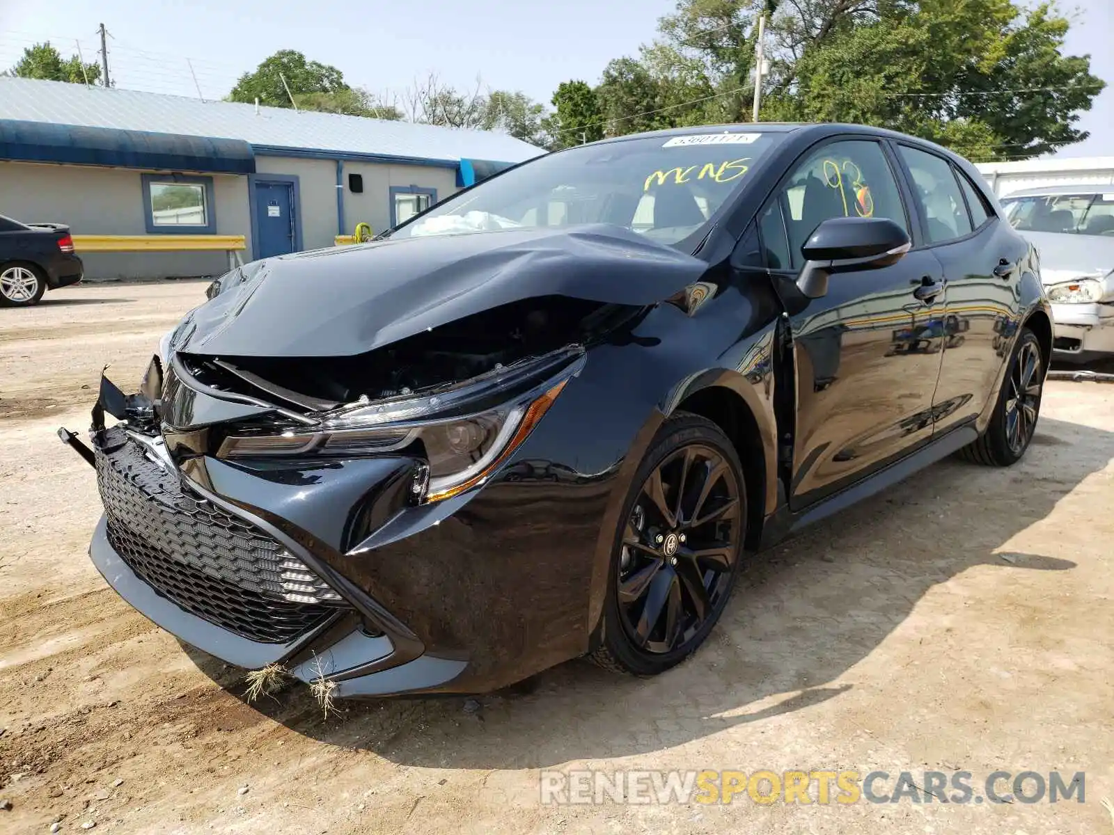 2 Photograph of a damaged car JTND4MBE7M3141007 TOYOTA COROLLA 2021