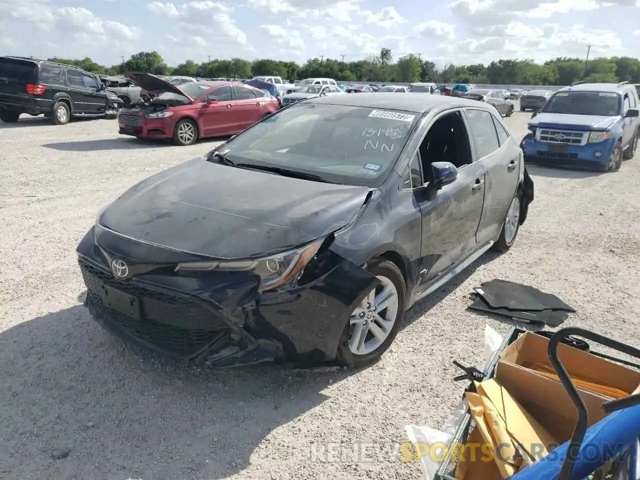 2 Photograph of a damaged car JTND4MBE7M3142030 TOYOTA COROLLA 2021