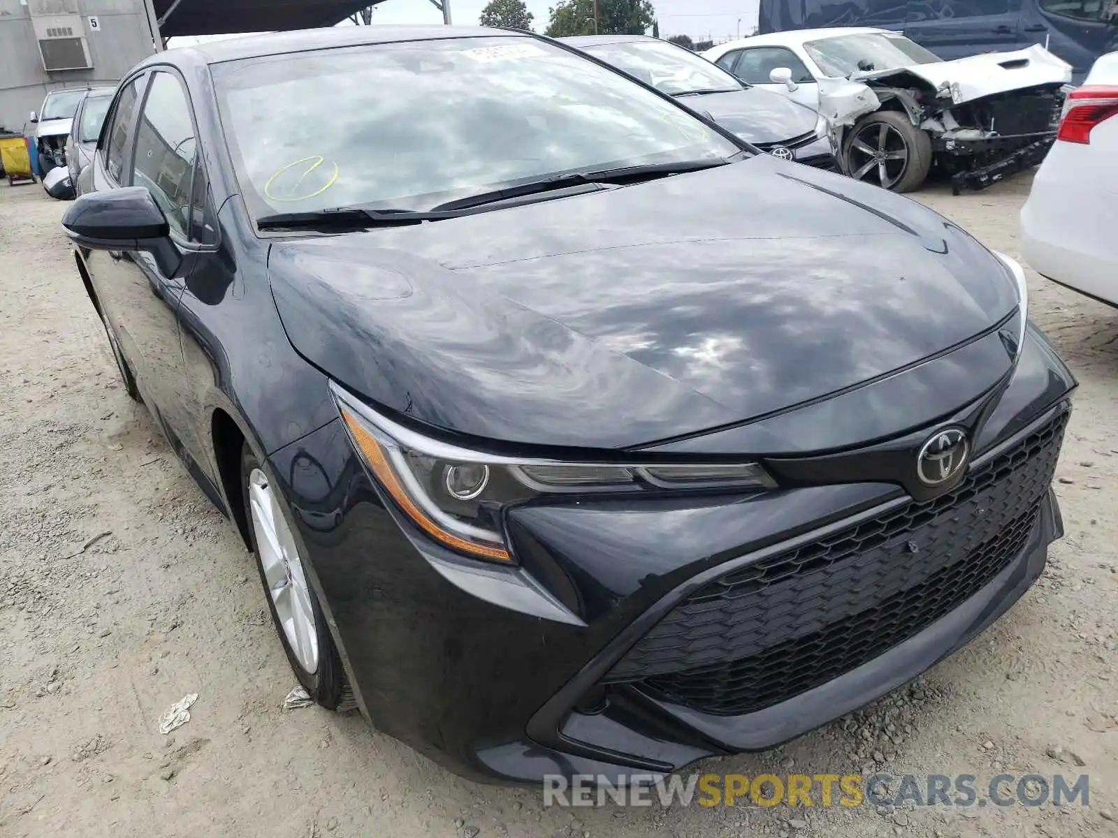 1 Photograph of a damaged car JTND4MBE8M3107612 TOYOTA COROLLA 2021