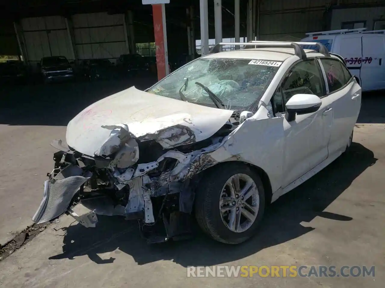 2 Photograph of a damaged car JTND4MBE8M3108369 TOYOTA COROLLA 2021