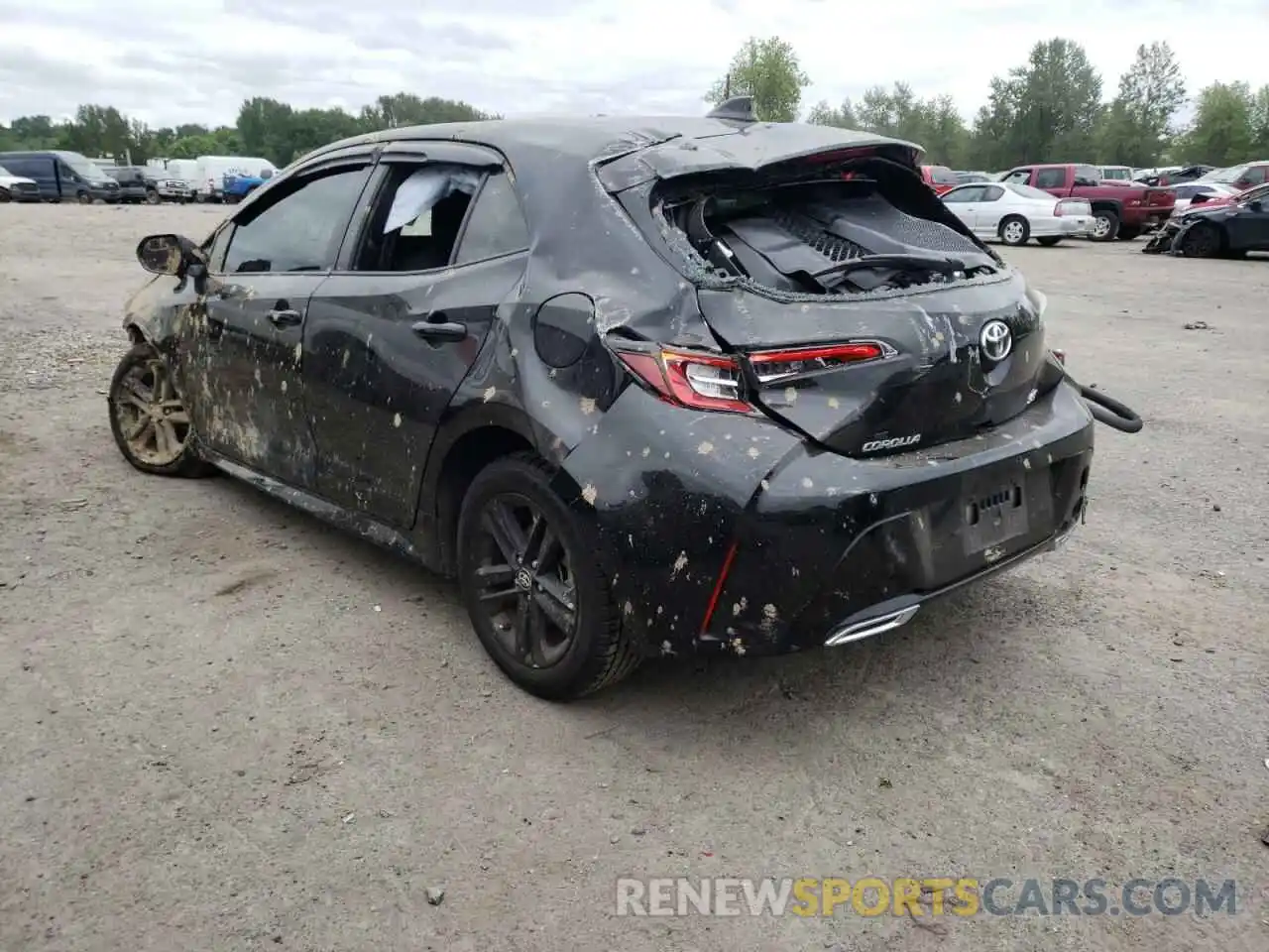 3 Photograph of a damaged car JTND4MBE8M3113670 TOYOTA COROLLA 2021