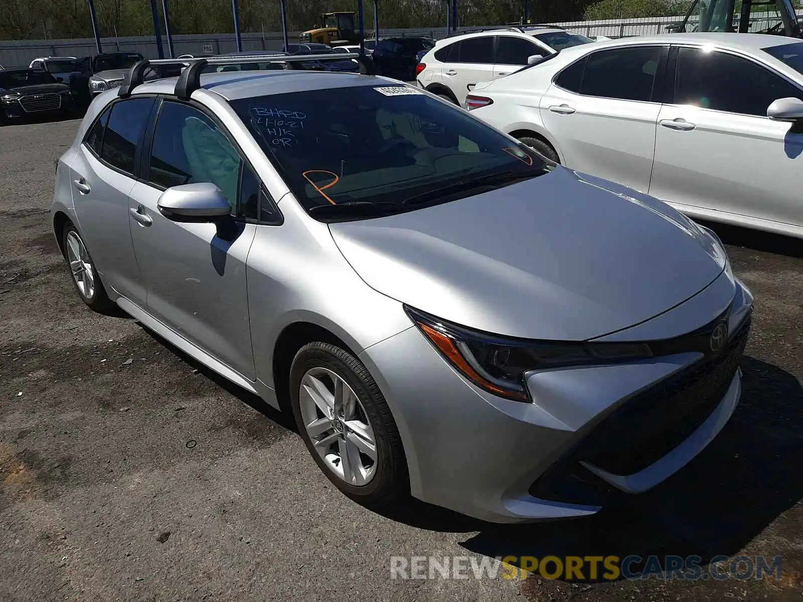 1 Photograph of a damaged car JTND4MBE8M3122305 TOYOTA COROLLA 2021