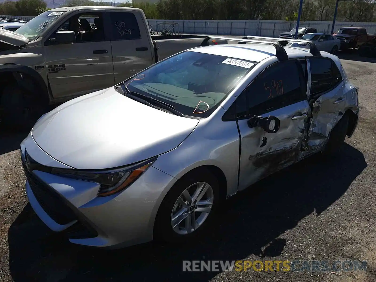 2 Photograph of a damaged car JTND4MBE8M3122305 TOYOTA COROLLA 2021