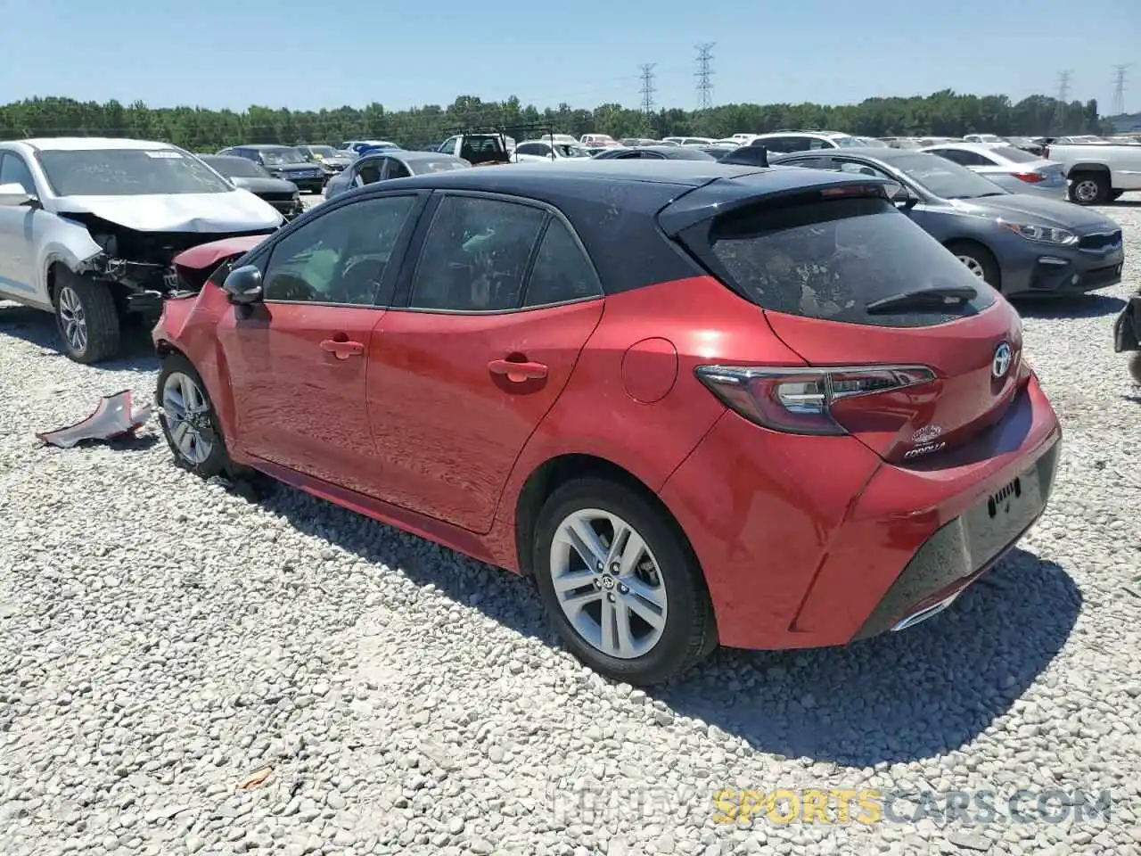 3 Photograph of a damaged car JTND4MBE8M3123292 TOYOTA COROLLA 2021