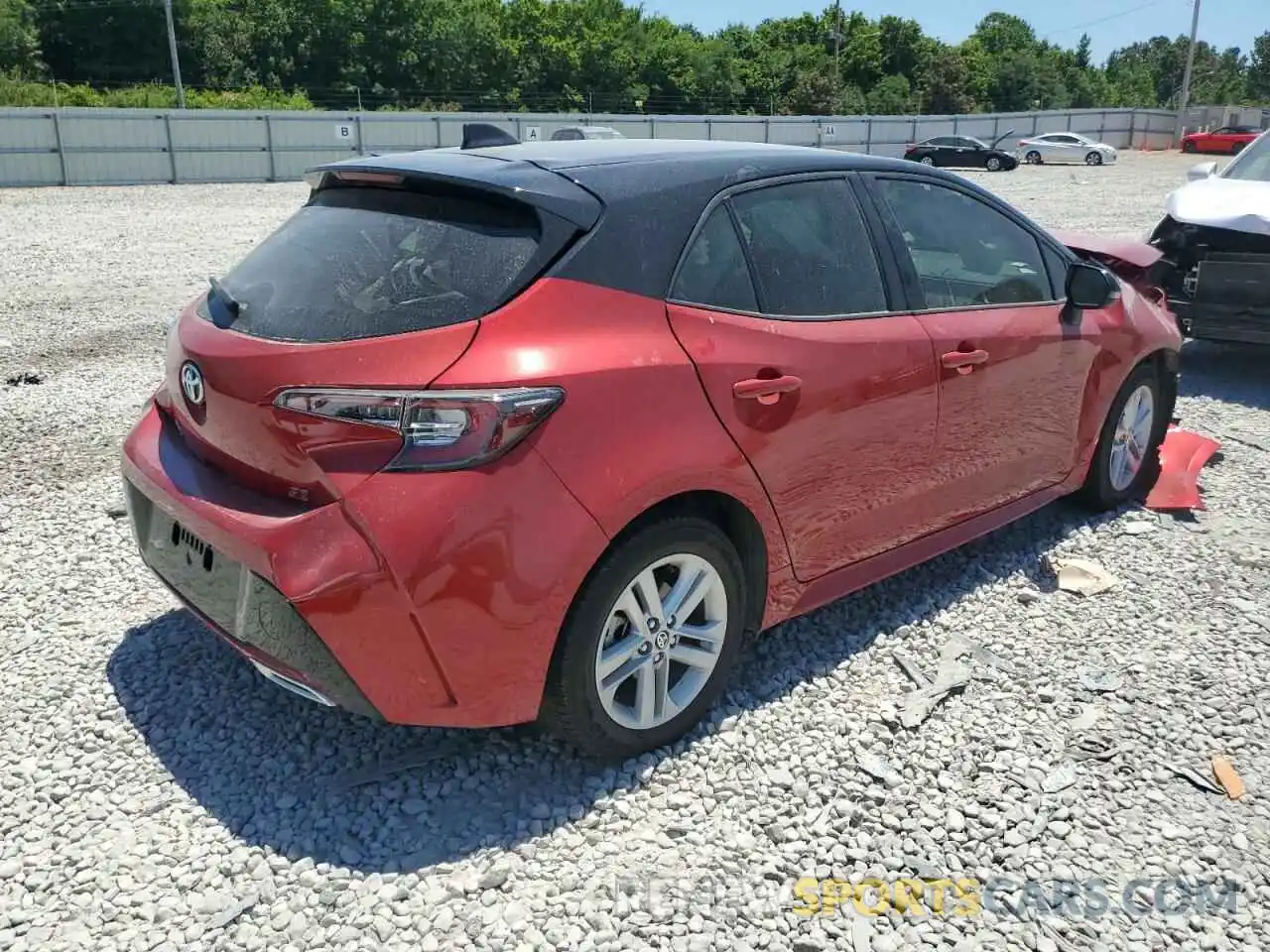 4 Photograph of a damaged car JTND4MBE8M3123292 TOYOTA COROLLA 2021