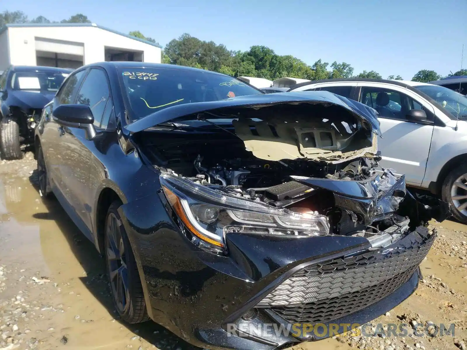 1 Photograph of a damaged car JTND4MBE8M3125771 TOYOTA COROLLA 2021