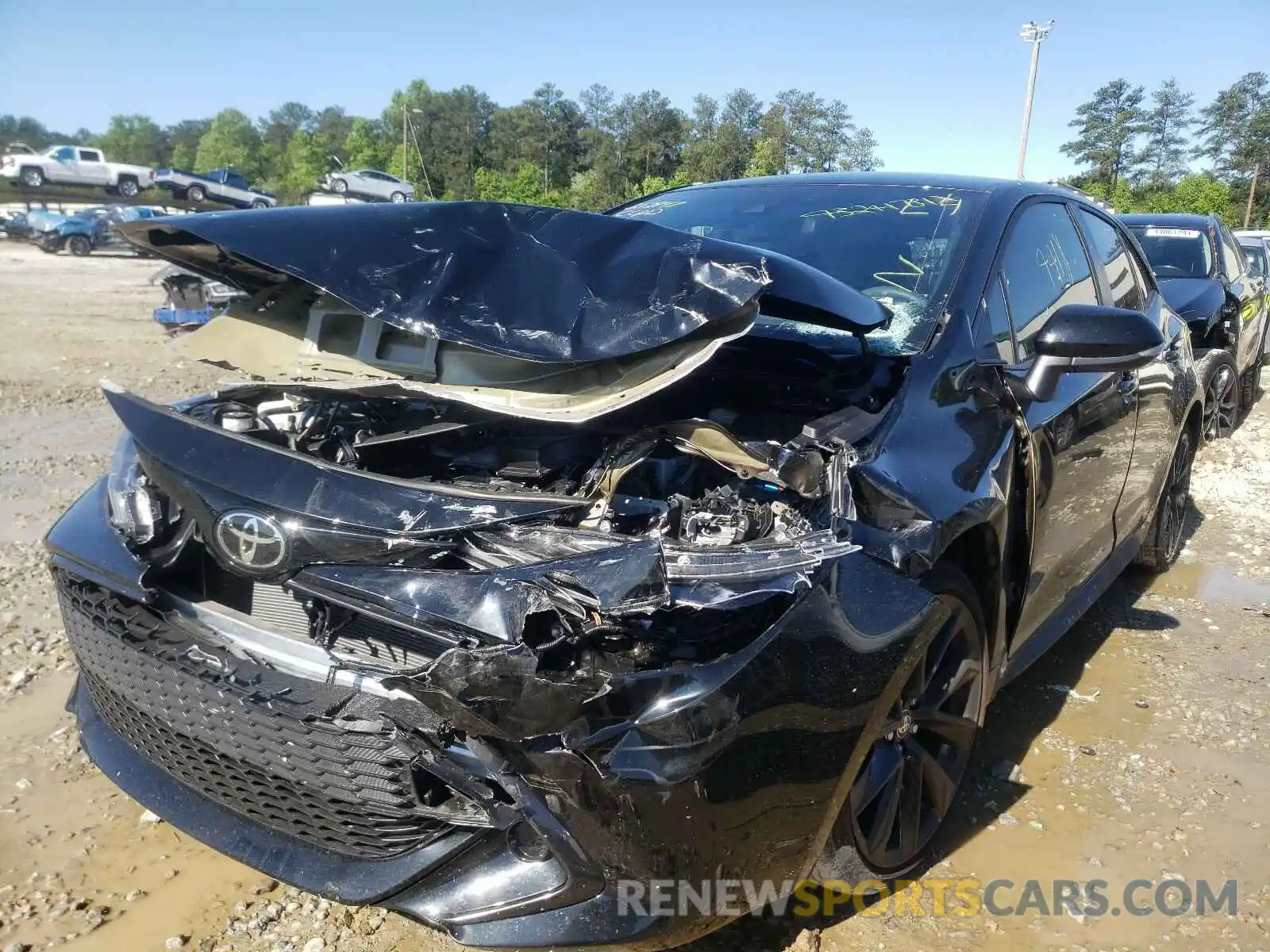 2 Photograph of a damaged car JTND4MBE8M3125771 TOYOTA COROLLA 2021