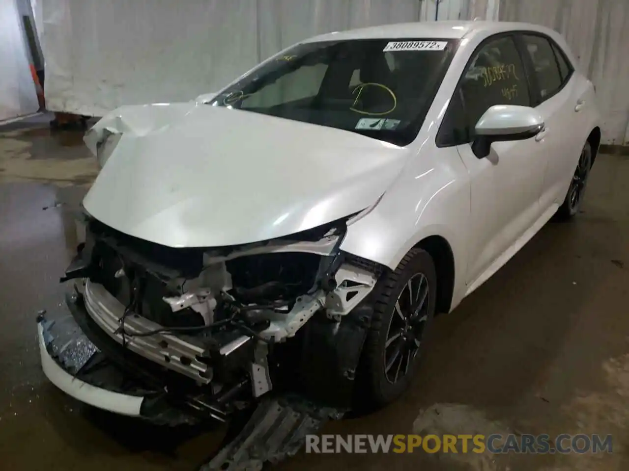 2 Photograph of a damaged car JTND4MBE8M3138083 TOYOTA COROLLA 2021