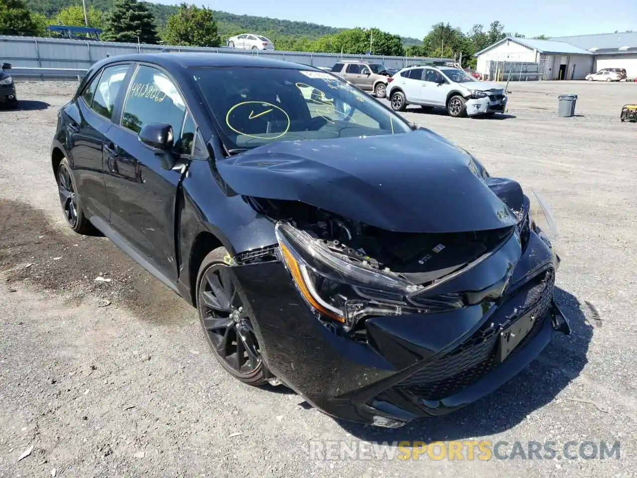 1 Photograph of a damaged car JTND4MBE8M3139640 TOYOTA COROLLA 2021