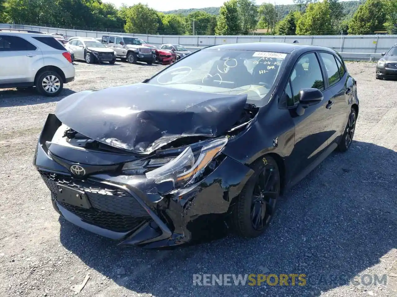 2 Photograph of a damaged car JTND4MBE8M3139640 TOYOTA COROLLA 2021