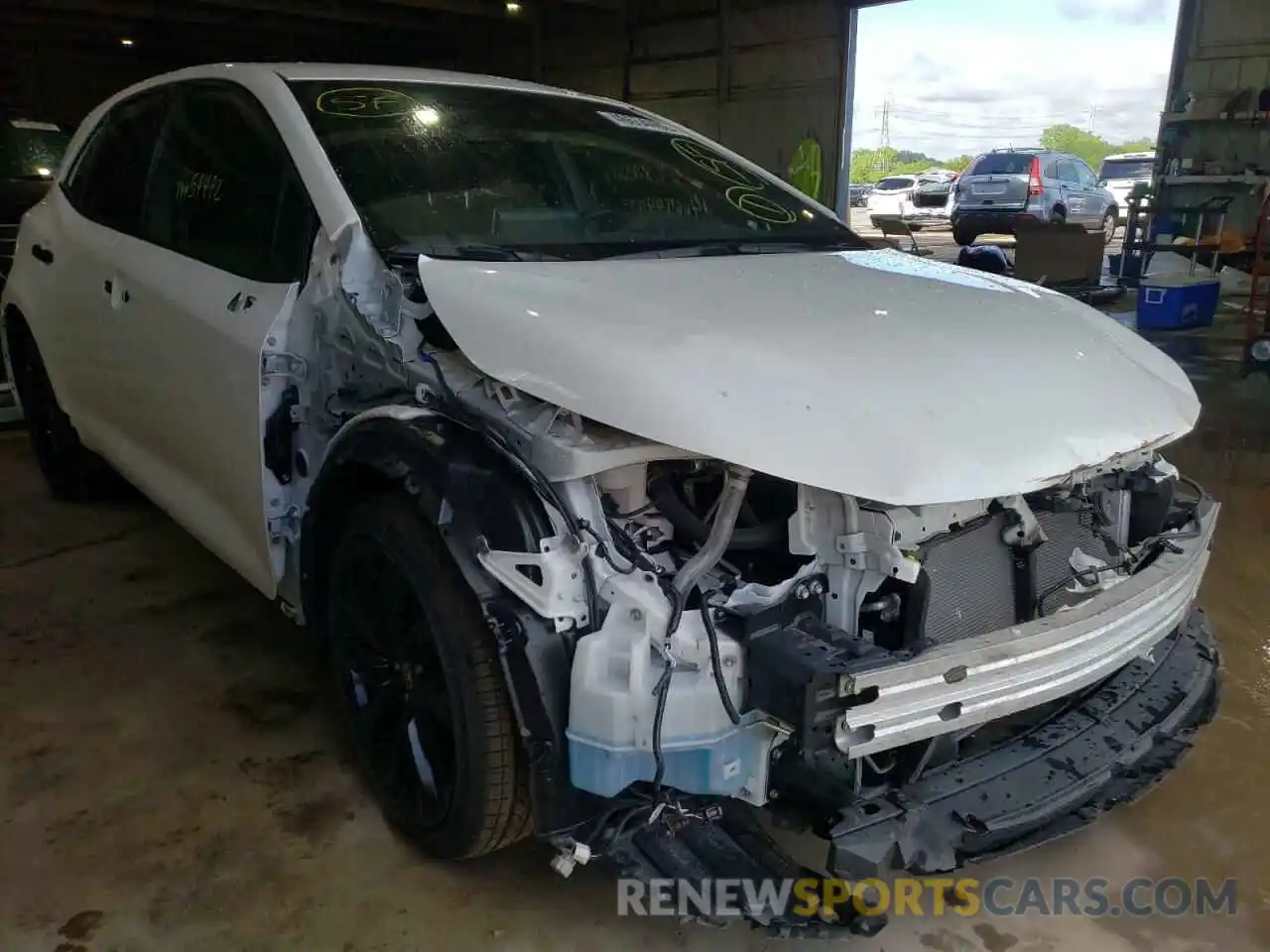 1 Photograph of a damaged car JTND4MBE8M3142666 TOYOTA COROLLA 2021