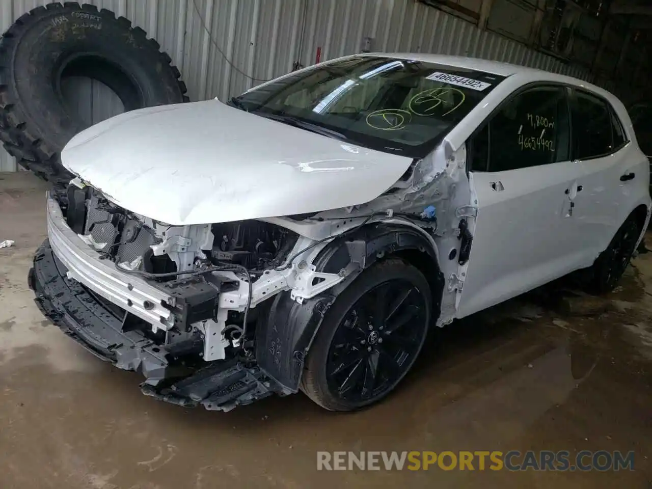 2 Photograph of a damaged car JTND4MBE8M3142666 TOYOTA COROLLA 2021