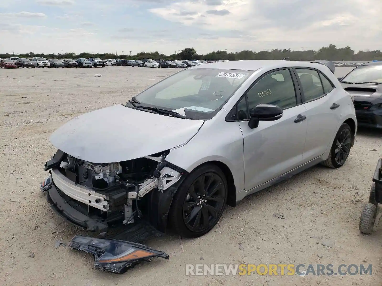 2 Photograph of a damaged car JTND4MBE8M3146006 TOYOTA COROLLA 2021