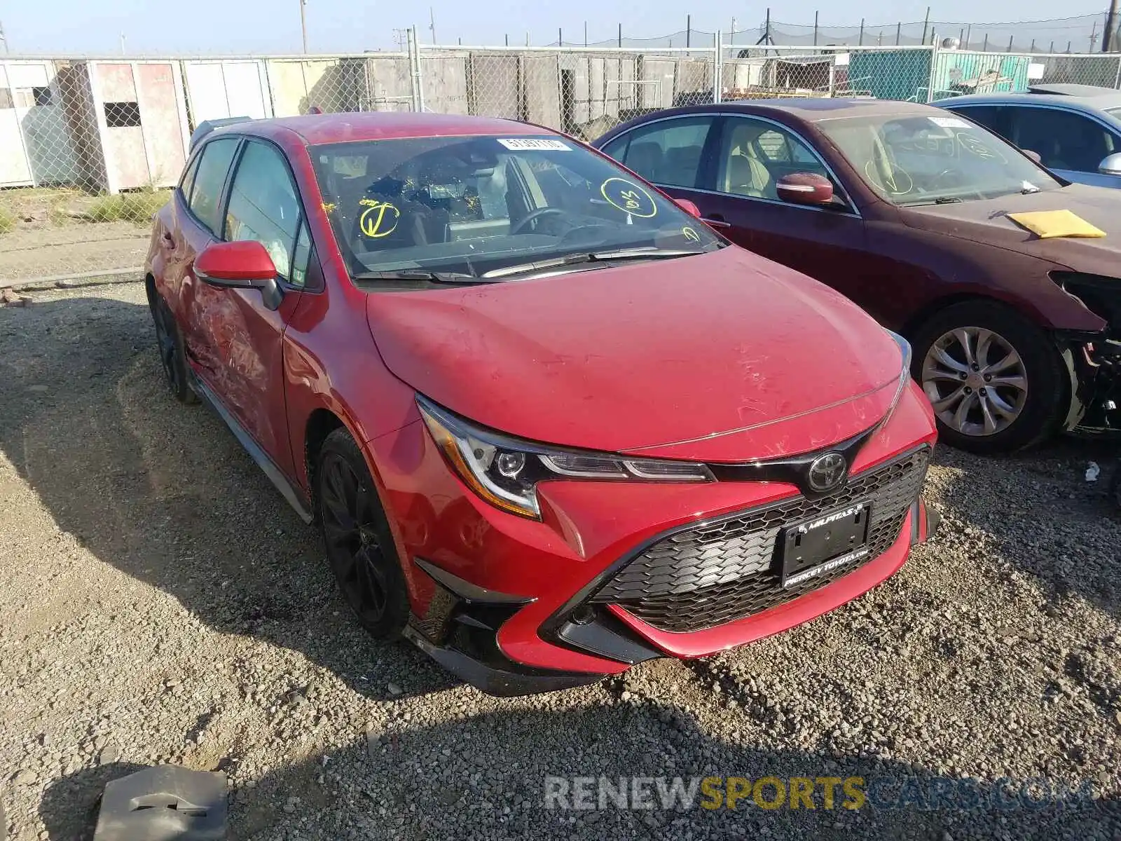 1 Photograph of a damaged car JTND4MBE9M3105738 TOYOTA COROLLA 2021