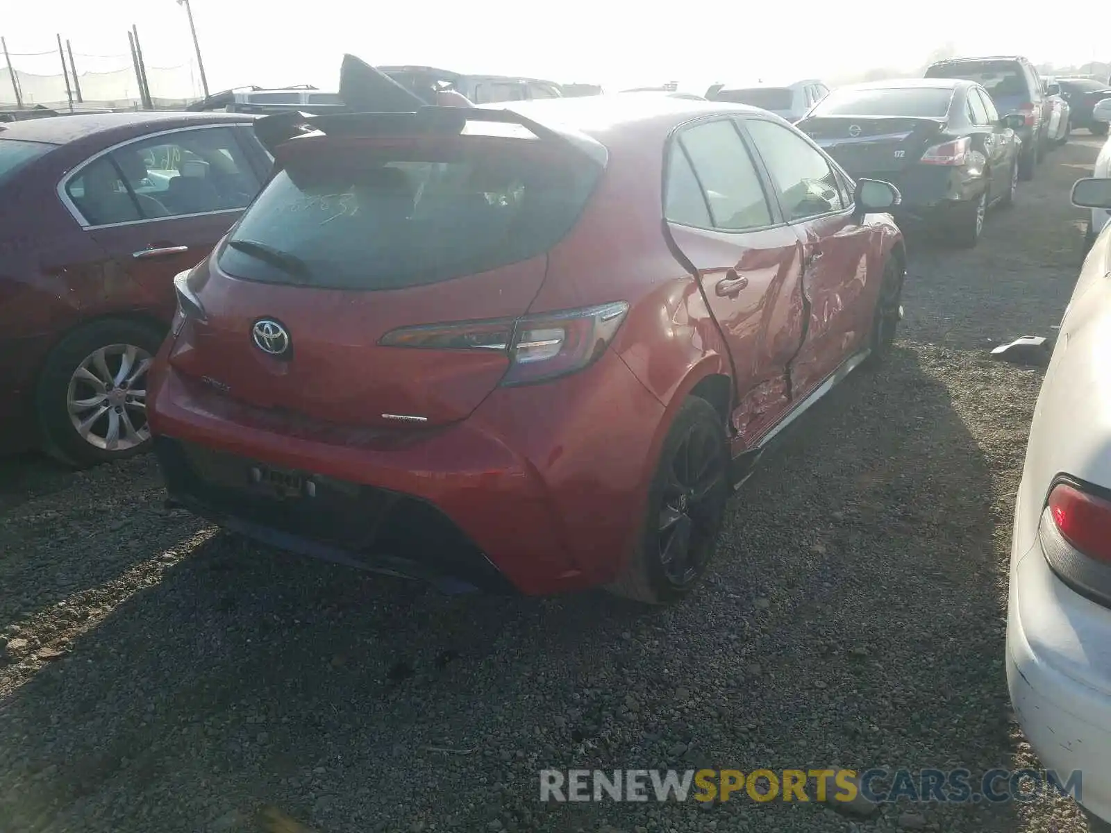 4 Photograph of a damaged car JTND4MBE9M3105738 TOYOTA COROLLA 2021