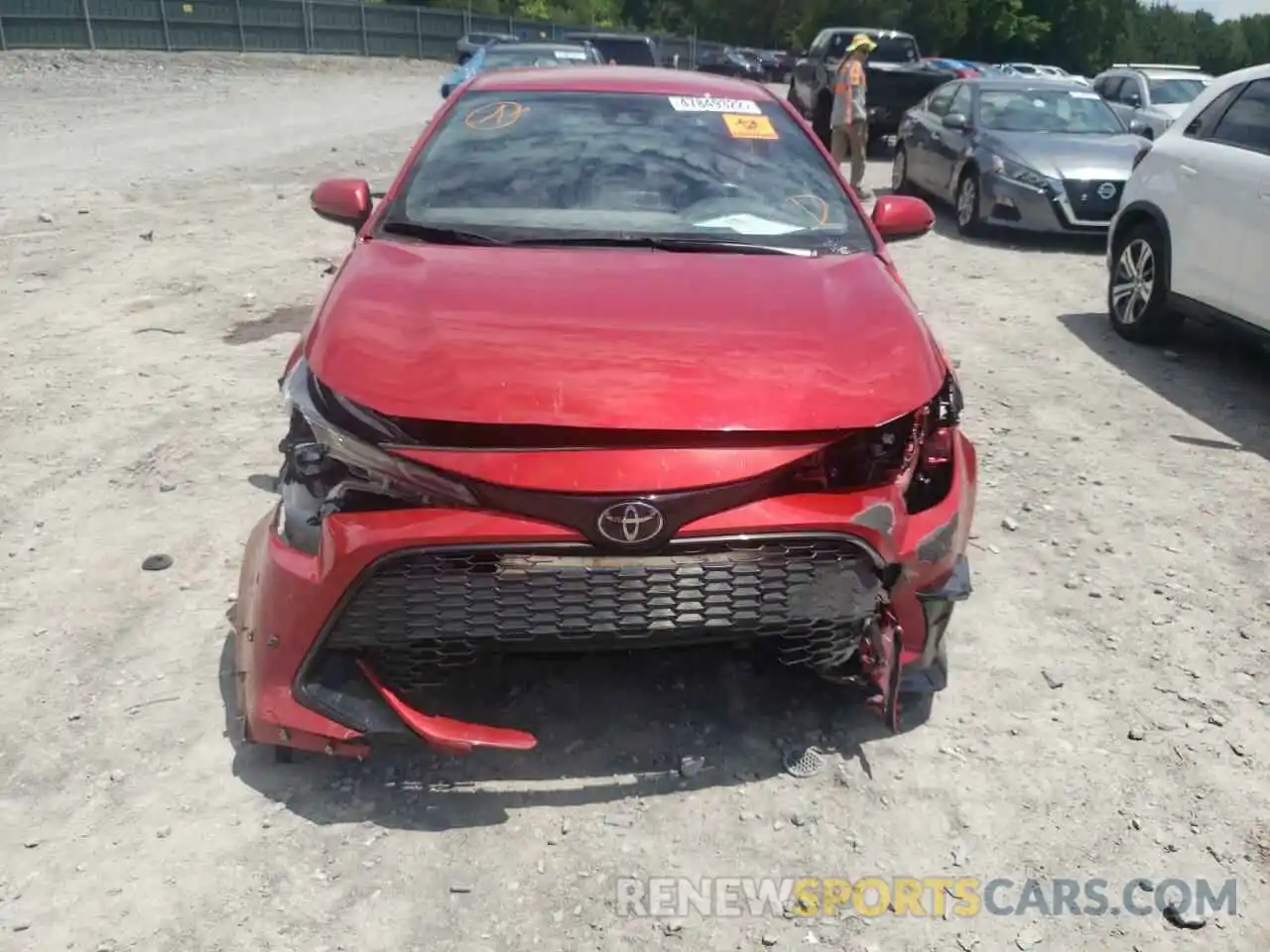 9 Photograph of a damaged car JTND4MBE9M3106808 TOYOTA COROLLA 2021