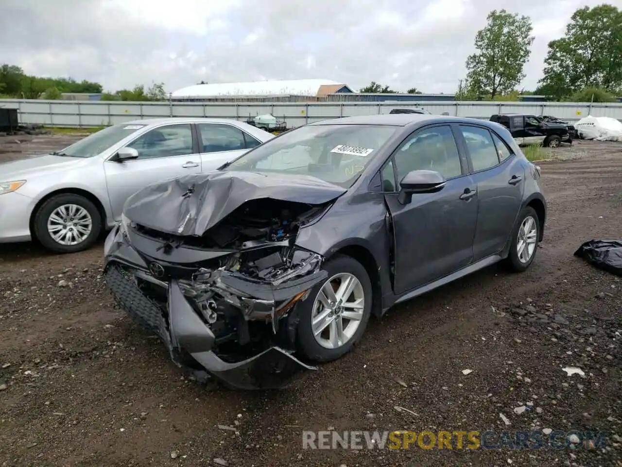 2 Photograph of a damaged car JTND4MBE9M3108039 TOYOTA COROLLA 2021