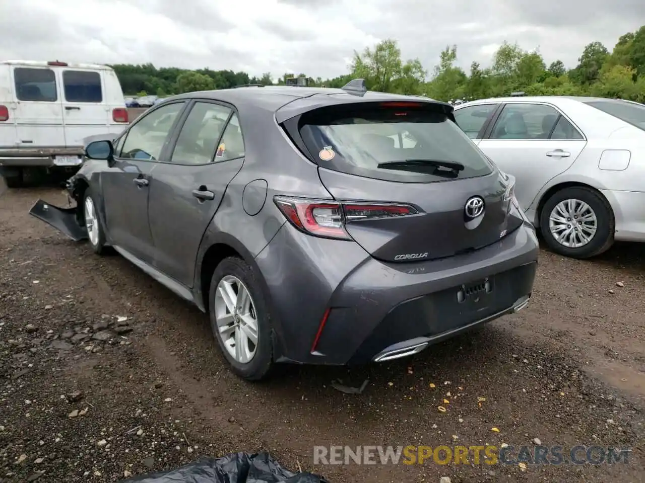 3 Photograph of a damaged car JTND4MBE9M3108039 TOYOTA COROLLA 2021